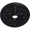 Ekena Millwork Alexa Medallion (Canopies up to 5 5/8"), 30 3/4"W x 21 1/4"H x 3 7/8"ID x 1 5/8"P, Steel Gray CM21X30ALSGS - alternate 3